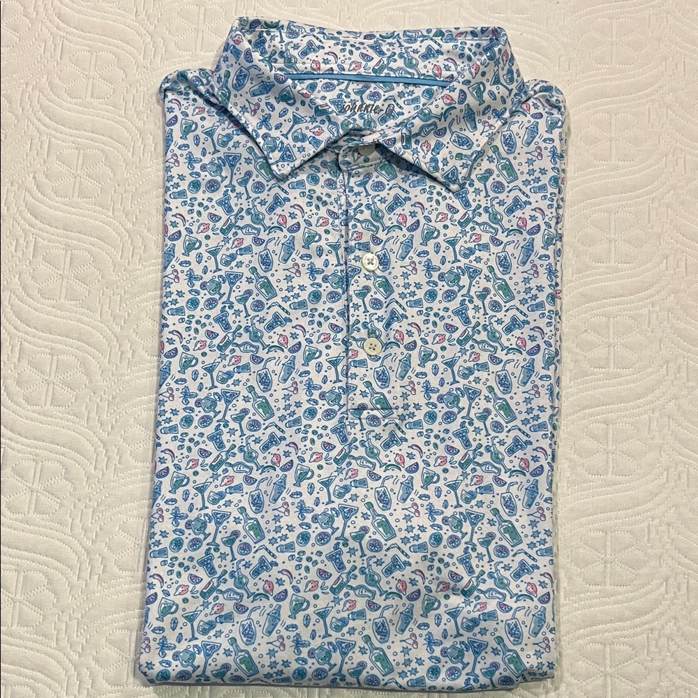Johnnie-O Men’s Large Polo SPF 50 Golf Polo